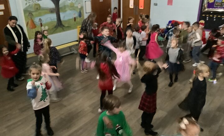 Image of KS1 and Reception Christmas Party