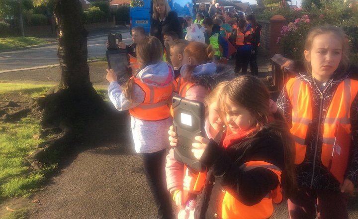 Image of Year 4 walk in the community